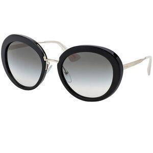 **SOLD*Prada Sunglasses Black w/Grey Gradient Lens
